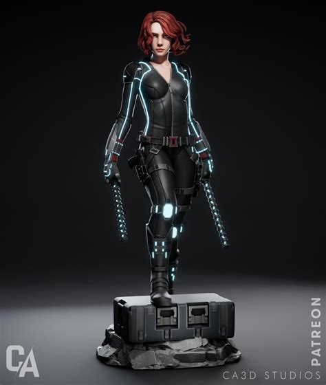 black widow 3d Search